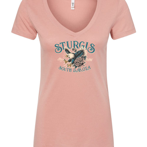 Ladies Stay Wild V-Neck