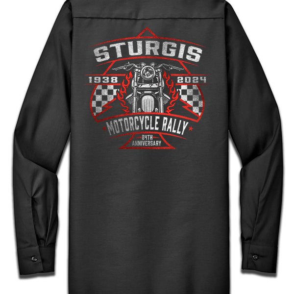 84th Aces Long Sleeve Shop Shirt