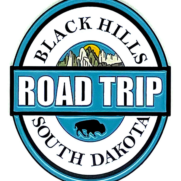 Black Hills Road Trip Magnet - Blue