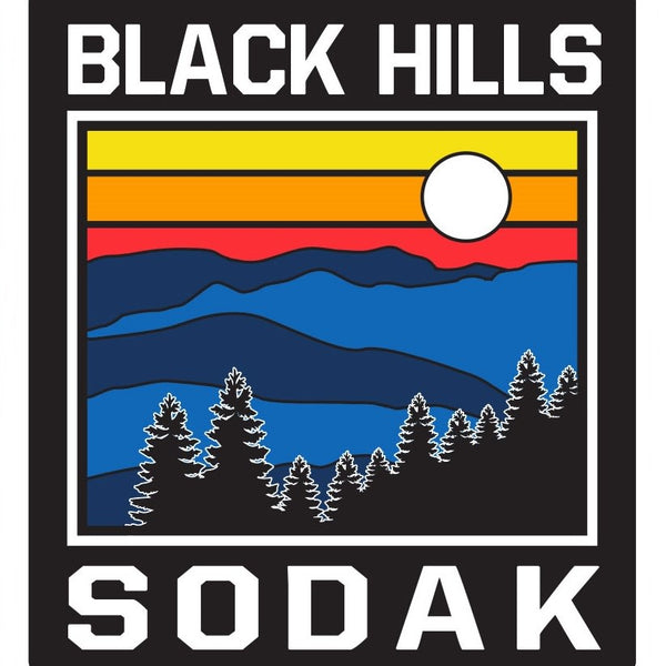 Black Hills SODAK Sunset Sticker